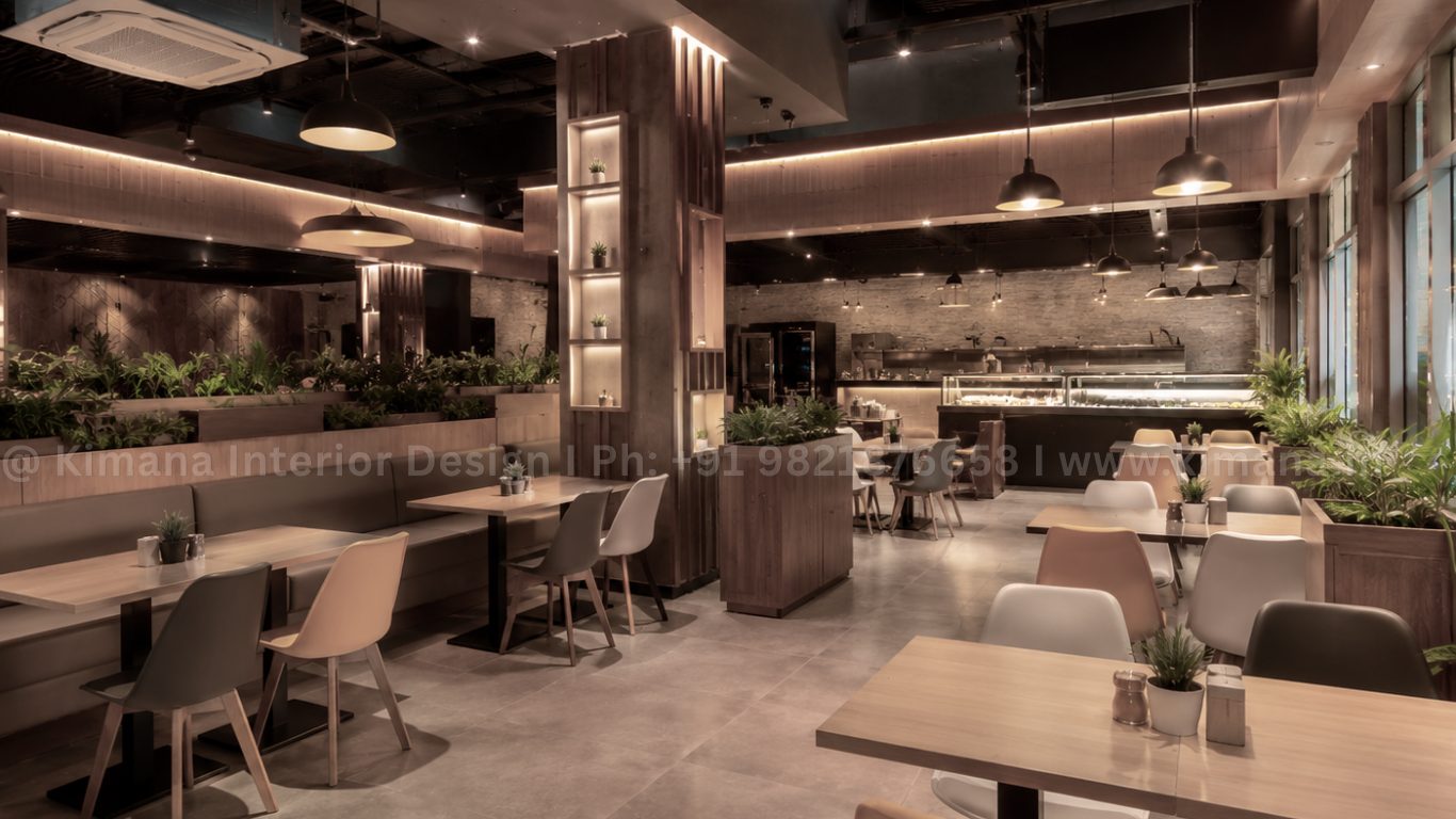 Modern banquet cafeteria interior design services in Jamshedpur